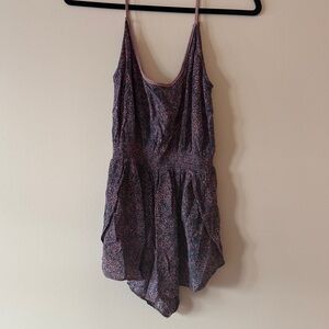 Ecote Pink and Blue Patterned Top